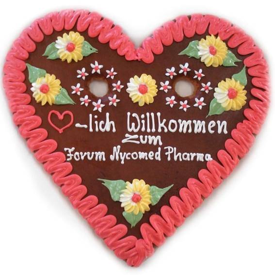 Lebkuchenherz für Firmen